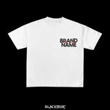 New street letter Print oversized t shirt harajuku men clothing graphic 2023 cotton American gothic high quality goth y2k tops