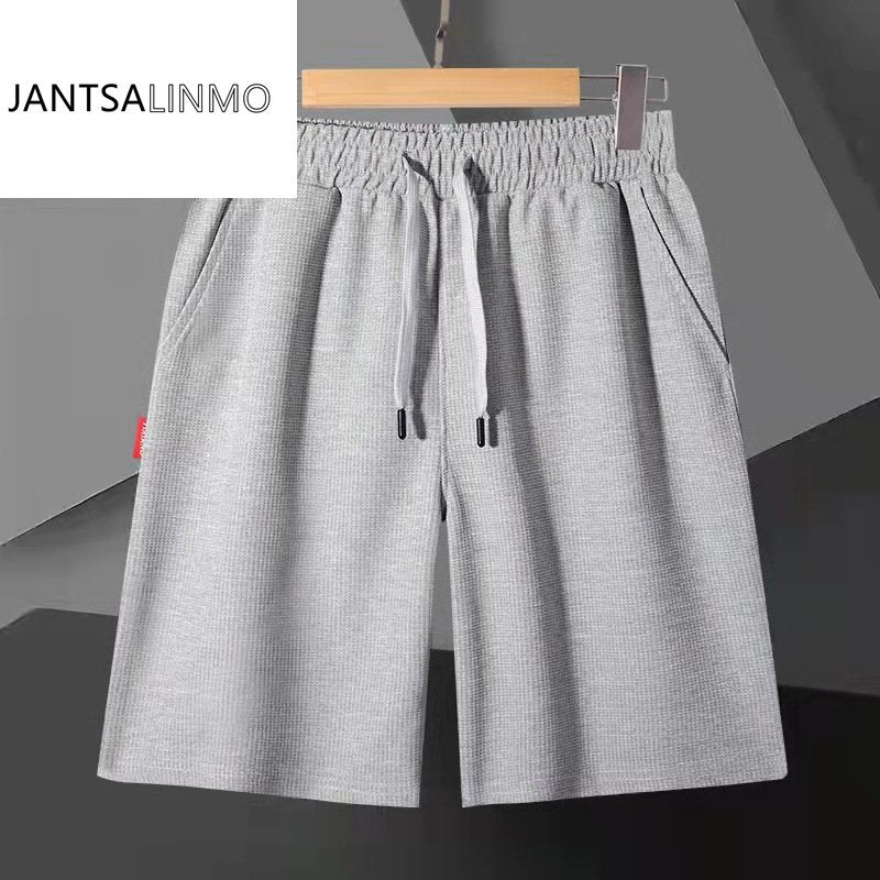 2023 summer new fashion shorts mens loose and comfortable casual pants casual pants boutique clothing simple style drawstring street shorts