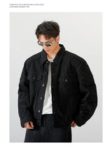 trendy coat featuring 2024 spring autumn new oversized armor padded jean coat for men turtle shell ripped denim jacket for men super size clothes design – premium quality jacket for men