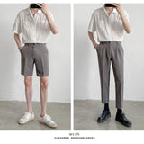 2023 Summer New Fashion Simple Style Loose Short-sleeved Fashion Shirts Men Tops Trendy All-match Short-sleeved BoutiqueClothing
