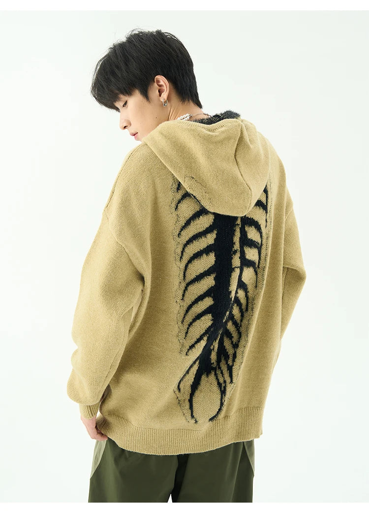 minimalist street knit, unisex streetwear, cozy fashion fit, stylish street outfit, modern aesthetic appeal