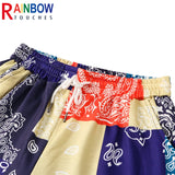 rainbowtouches 2022 brand mens casual pants high street bandana printing loose straight men hawaii fashion mens trousers unisex relaxed fit trousers