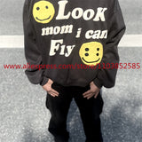 2024 Autumn Winter New American Heavy Duty Vintage Hoodie Long Sleeve