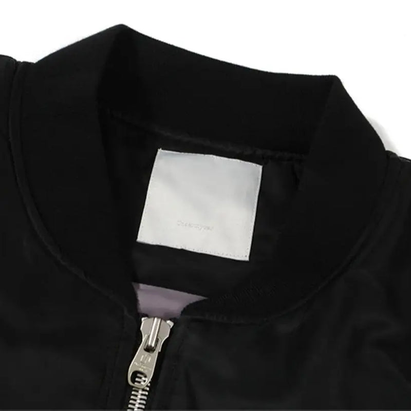 undermycar 2023 new high street fashion brand quality multi pocket flight jacket cotton coat black nan streetwear photo styli - variant style f530de for streetwear fashion