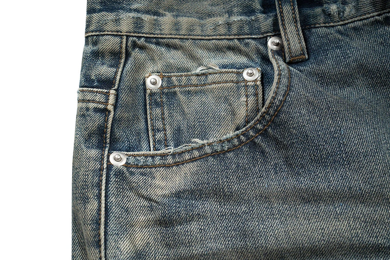 Harajuku Streetwear Washed Dirty Baggy Blue Jeans for Men and Women Straight Vintage Casual Denim Trousers Ropa Hombre Cargos