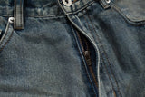 vintage men jeans blue baggy denim pants dirty washed retro loose straight jeans trousers unique jeans style 6002