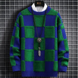 grunge knit pullover for fall and winter, oversized aesthetic with urban style, mens fashion layer for modern streetwear coll