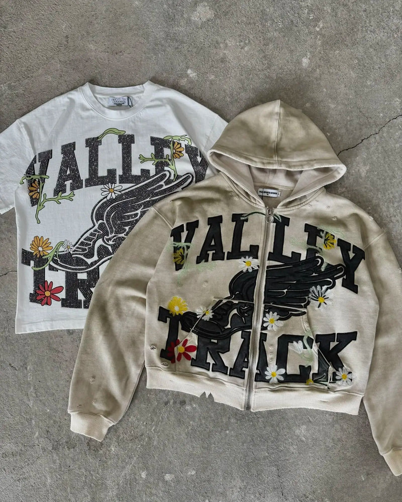 Harajuku Y2K Letter Hoodies Women Oversized Grunge Sweatshirt Gothic G