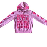 Y2K Clothes Zipper Hoodie Men Gothic Harajuku Foam Printed High Street