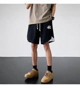 Korean fake two-piece sports basketball shorts men summer American fashion brand high street versatile couple retro sweatpants