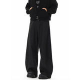 men streetwear fashion loose casual vibe hip hop black gray suit pant women harem pants trousers clean everyday pants