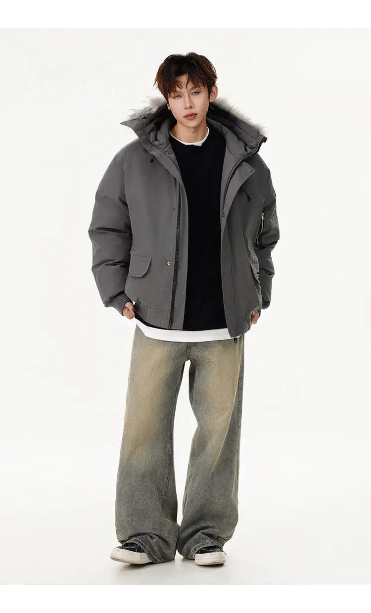 leather panel bomber, high-street look - aesthetic hip hop inspired casual wear