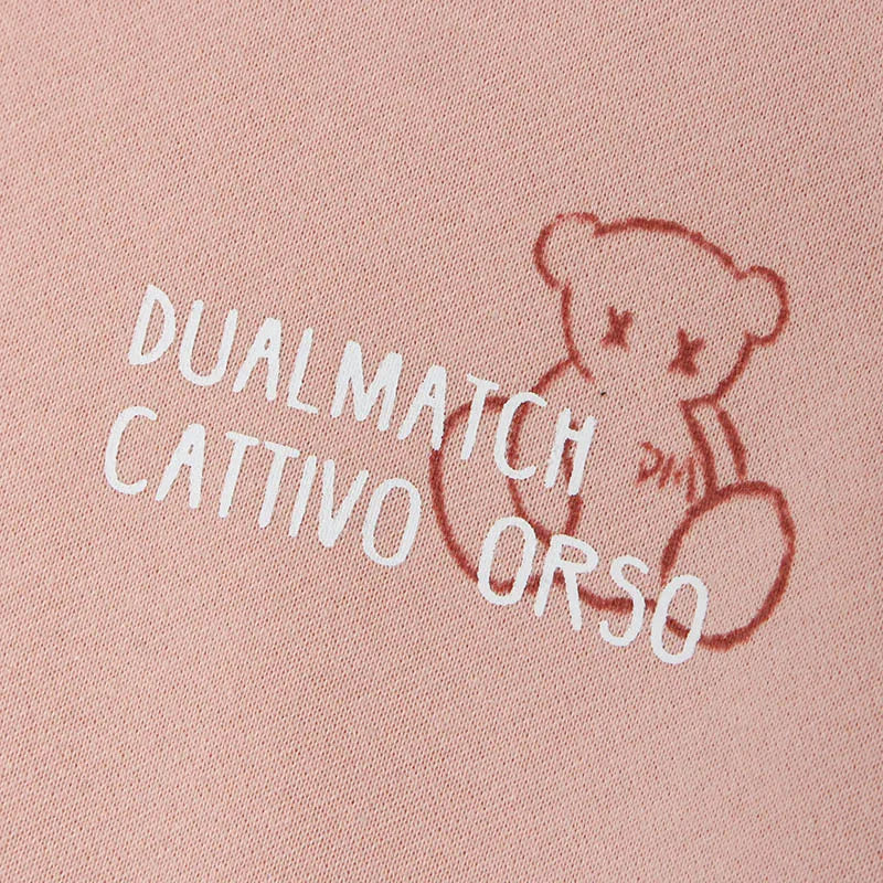 2023 Men Hip Hop Hoodie Sweatshirt Streetwear Bear Letter Print Pullov