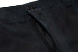 vintage ripped damaged black cargo shorts for men high street wide leg baggy overalls distressed summer knee length pants unique cargo style 140