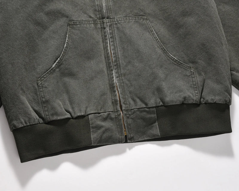 casual layering jacket featuring new 2023 luxury men old washing multi workwear bomber coats jackets down coats hoody cotton warm winter thicken 489 design – premium quality jacket for men