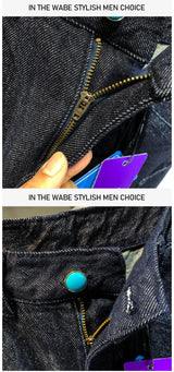 men denim streetwear fashion brand hip hop loose casual wide leg cargo harem jeans pant cityboy y2k baggy jeans trousers unique cargo style 1902