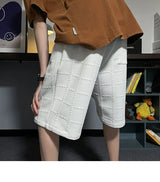 korean style niche casual shorts men summer workwear five point pants design trendy brand loose couple style retro sports pants unique shorts style 2155