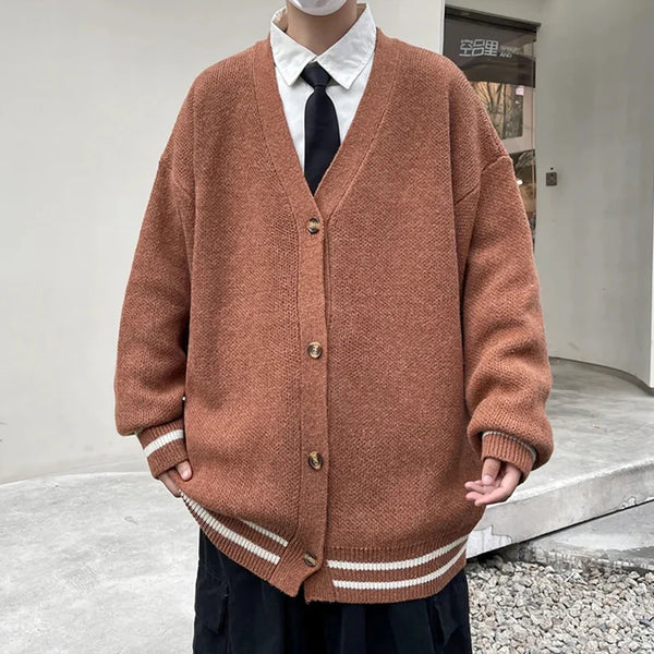 grunge knit pullover for fall and winter, oversized aesthetic with urban style, mens fashion layer for modern streetwear coll