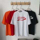 Vaporwave Tribal flame – Korean Summer Fashion Brand Printed Short Sleeved T Shirt Me