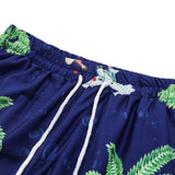 2 Pieces Sets Harajuku Printed Short Sleeves Shirts and Elastic Waist Shorts Joggers Summer Beach Streetwear Hip Hop Mens Sets