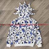 Towel Embroidered Cartoon Camouflage Glo Gang The Glory Full Zip Hoodi