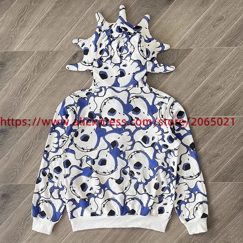 Towel Embroidered Cartoon Camouflage Glo Gang The Glory Full Zip Hoodi