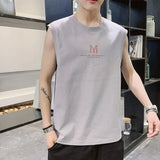 Glitchcore Tribal flames – Summer Mens Workout Gym Tank Tops Casual Sleeveless