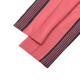sea blue casual pants men woman loose comfortable side edge weaving stripe embroidery drawstring joggers sweatpants unique joggers style 5262
