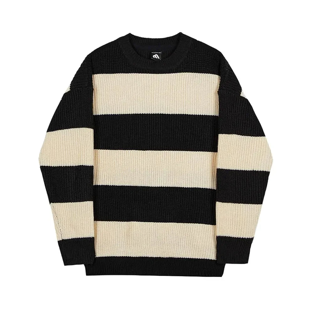 oversized flame knit top, unisex streetwear inspired by 2025 fashion trends, mens fashion layer for modern streetwear collect