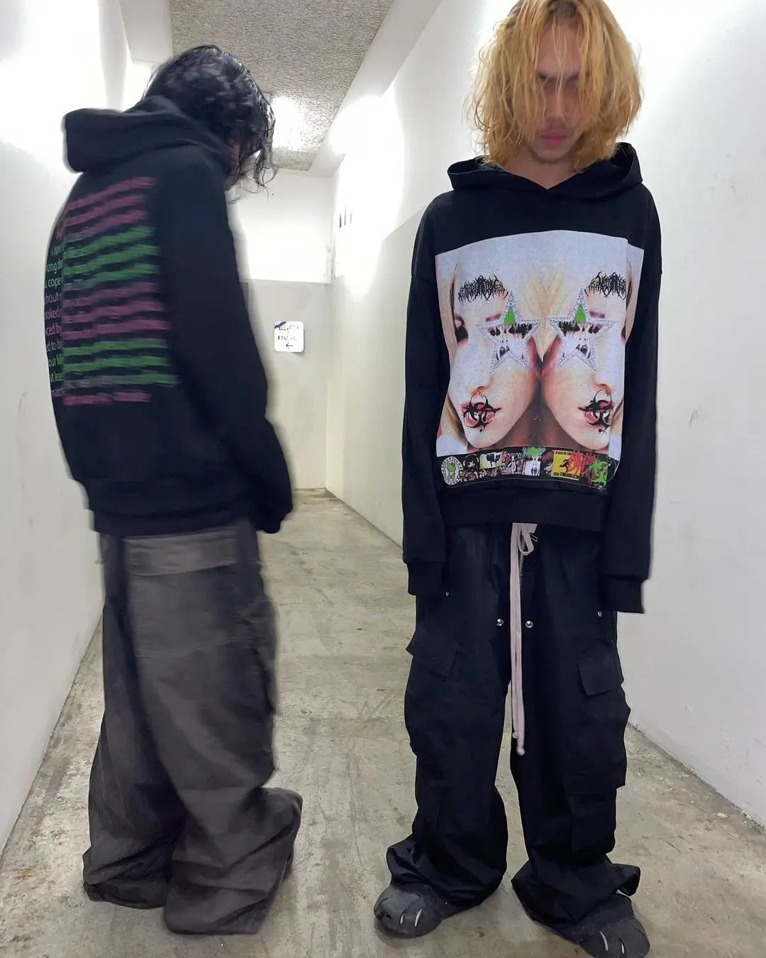 Gothic Oversized Tee – Harajuku Vintage Hoodie Oversized Goth Streetwear Tops Grung – Streetwear Fashion for Men & Women