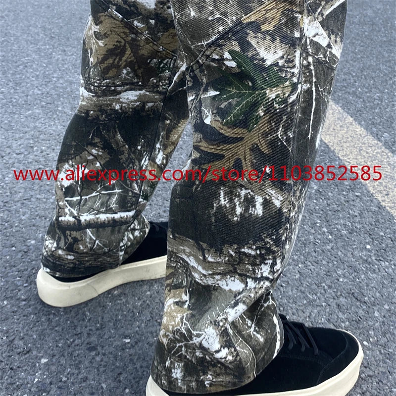 new autumn vintage straight leg casual functional work pants american high street heavyweight washed worn tactical pants clothes unique default style 1887
