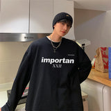 Y2k Chrome print – Autumn Importan Letter Printed T Shirt For Men High Street