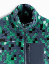 Leather Panel Streetwear Jacket Daily Fit Staple
