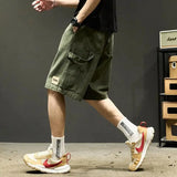 summer american casual retro shorts for men 2025 new loose straight short sweatpant streetwear fashion five point baggy bermudas urban active pants