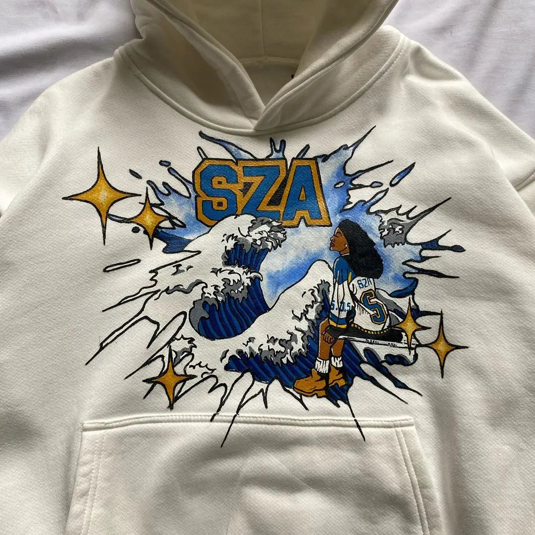 Autumn And Winter Fashion Sportswear Luxury Brand Sza Letter Hooded Me