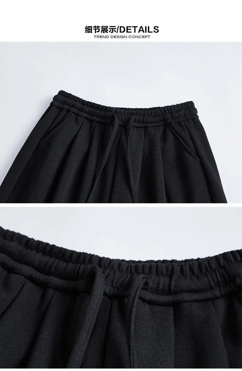 men women loose casual streetwear fashion wide leg sport pants jogger sweatpants hip hop trousers baggy pants unique joggers style 1708