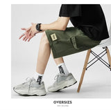 summer american casual retro shorts for men 2025 new loose straight short sweatpant streetwear fashion five point baggy bermudas unique joggers style 342