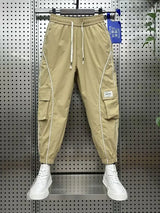 stripe decoration hip hop street harem pants outdoor casual trousers brand mens clothing casual cargo pants for men baggy trous baggy cargo bottoms