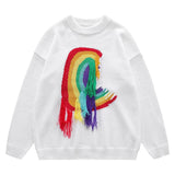 "Fallen Rainbow" Unisex Graphic Men Women Streetwear Sweater Daulet Apparel