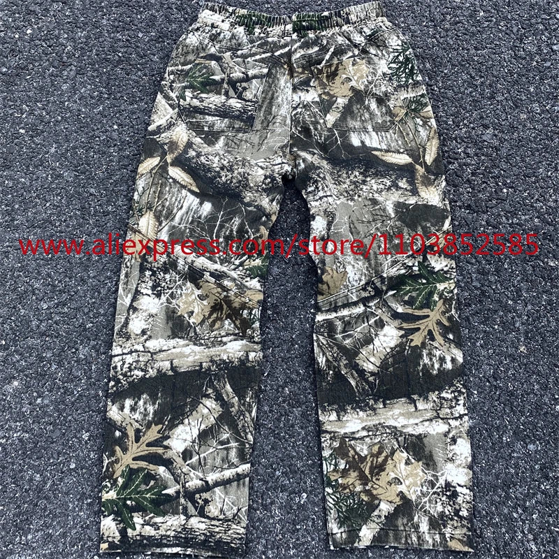new autumn vintage straight leg casual functional work pants american high street heavyweight washed worn tactical pants clothes unique default style 1886