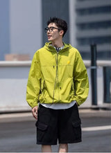 minimalist streetwear jacket, bold fashion piece, aesthetic