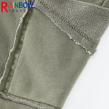 Rainbowtouches New Brand Shorts Mens Hot Sale Male Track High Street Hip Hop Pure Color Tidal Current Casual Comfortable Shorts