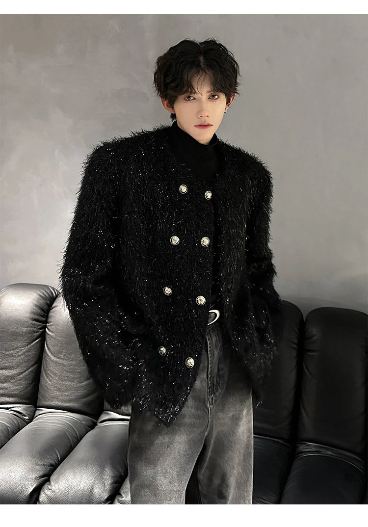 zip-up minimalist jacket, cold-season outfit - aesthetic hip hop inspired casual wear
