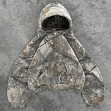 Hip Hop Tactical Camo Streetwear Retro Camo Zip Hoodie Y2K Coats Mens Womens Oversized Hoodie Sweatshirt Zip Jacket clothing