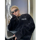 oversized flame knit top, unisex streetwear inspired by 2025 fashion trends, mens fashion layer for modern streetwear collect