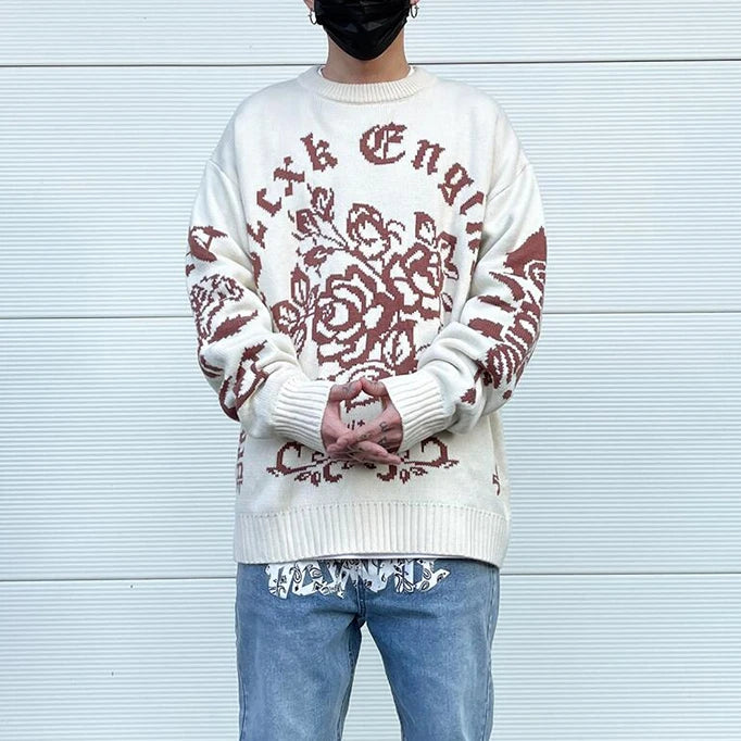 minimalist street knit, unisex streetwear, cozy fashion fit, stylish street outfit, modern aesthetic appeal