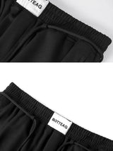 mens pants casual elastic waist drawstring straight trousers streetwear new fashion traf homme pants unique default style 3277