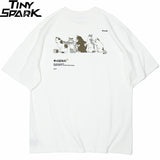 Y2k Oversized shirt – 2023 Men Hip Hop T Shirt Streetwear Japanese Kanji Harajuku
