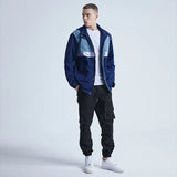 Nan zip-up streetwear urban bomber high fashion