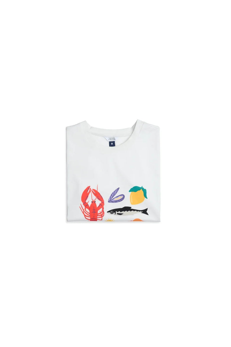 Vaporwave Static Tee – Emoji Field Graphic with Glitch Font